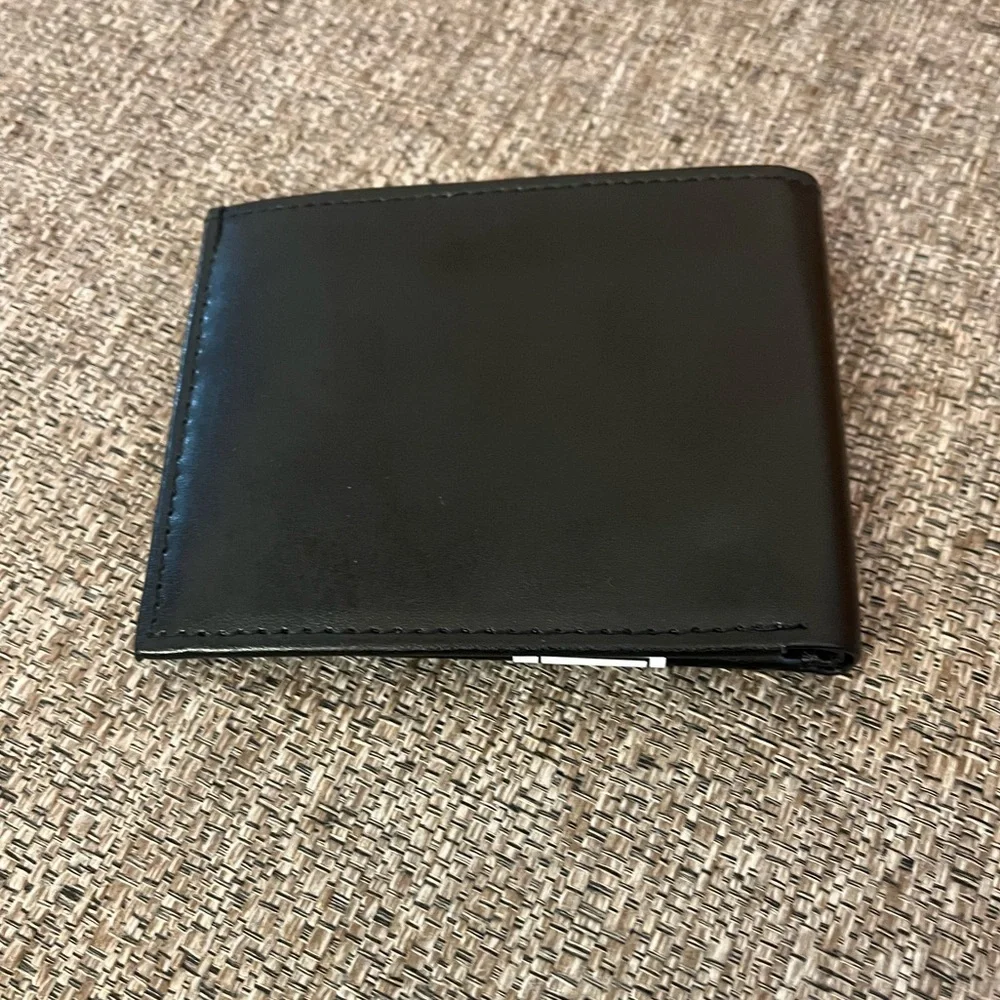 ❗️🆕Men’s Bi-Fold Black Leather Multi Window Wallet❗️